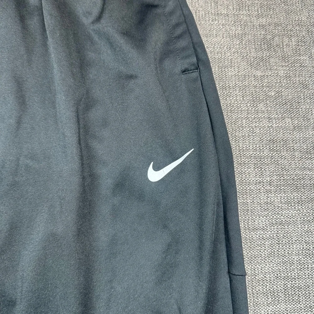Nike Track Pants Men Large Black  Ankle Zip Pockets Joggers Athletic